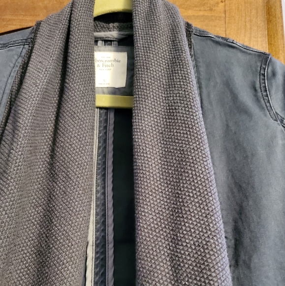 Abercrombie and Fitch Mixed Media Jacket, Size S - Picture 2 of 5